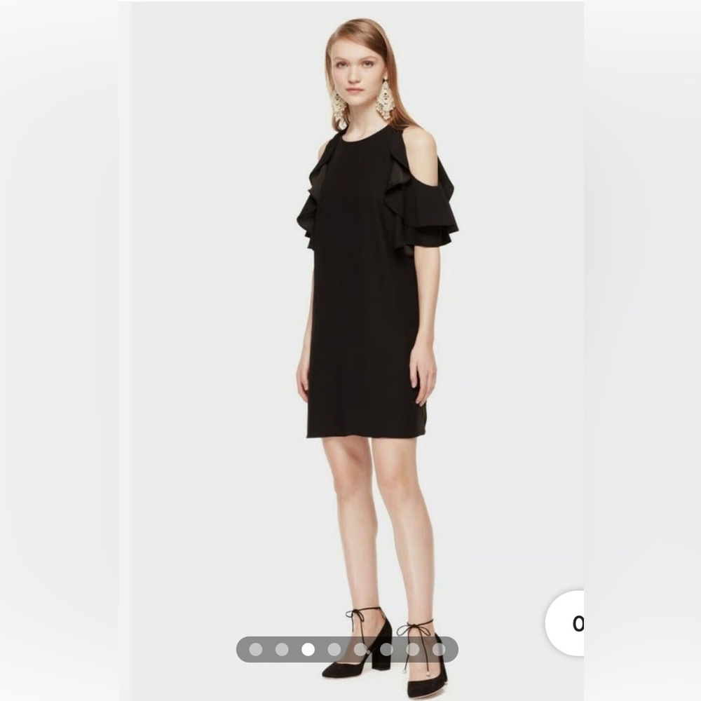 Kate Spade Black Cold Shoulder Dress